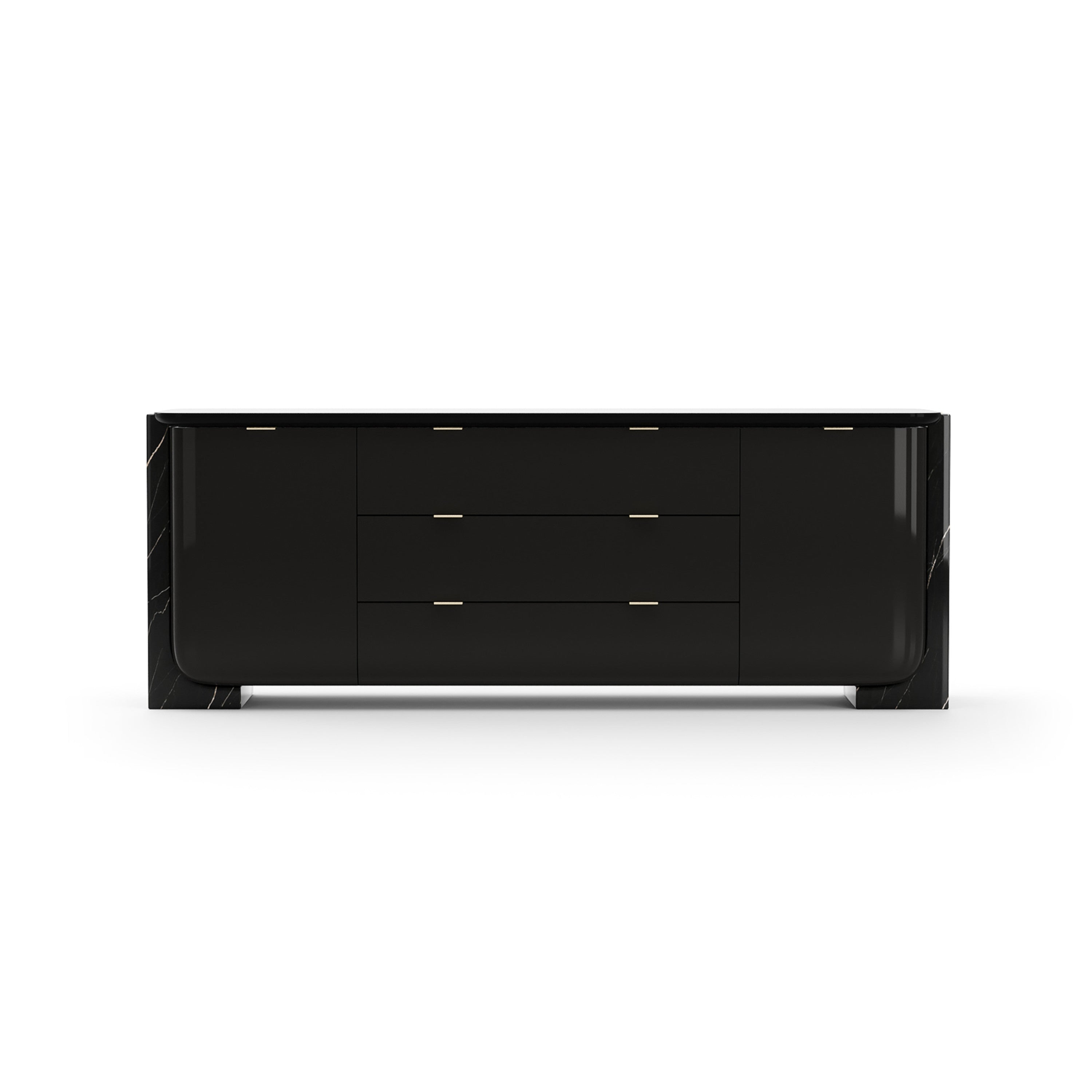 Overlap Sideboard Dark – Sideboards & Buffets by Caracole | Sutter & Vale