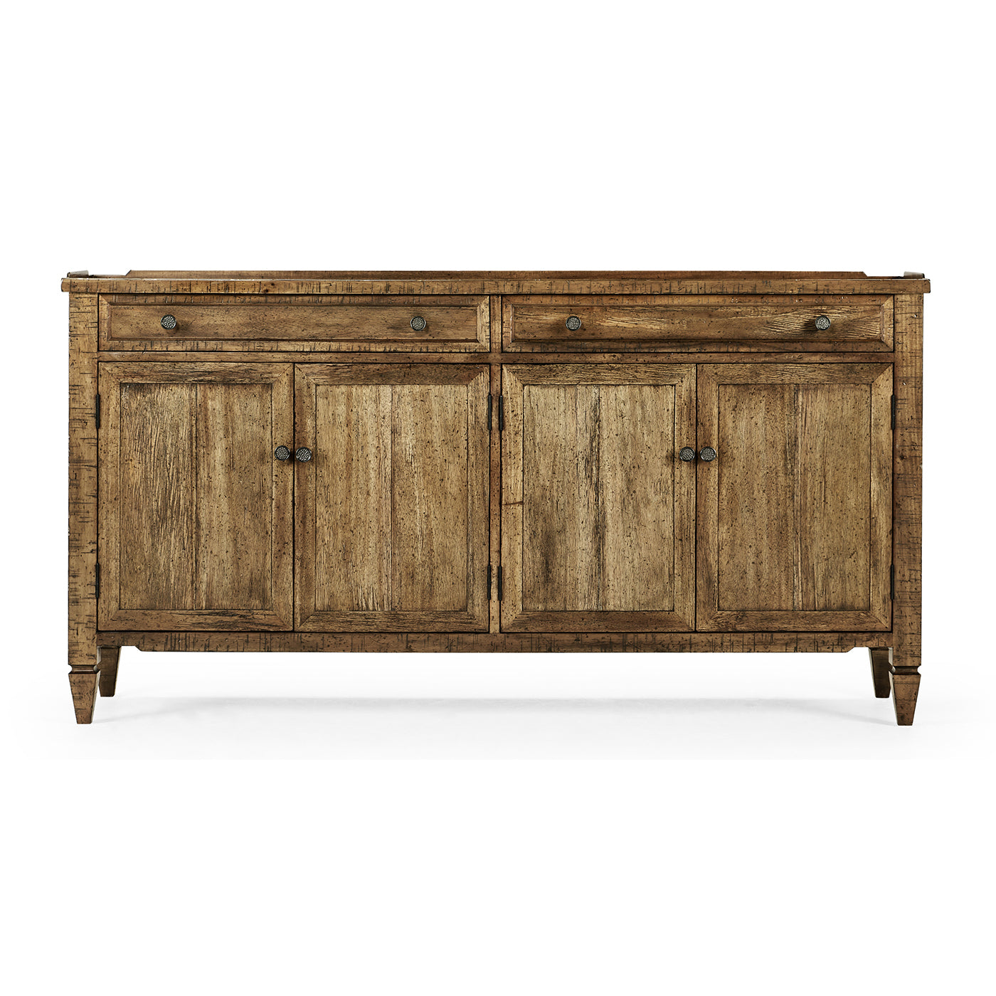 Casual Medium Driftwood Four Door Sideboard