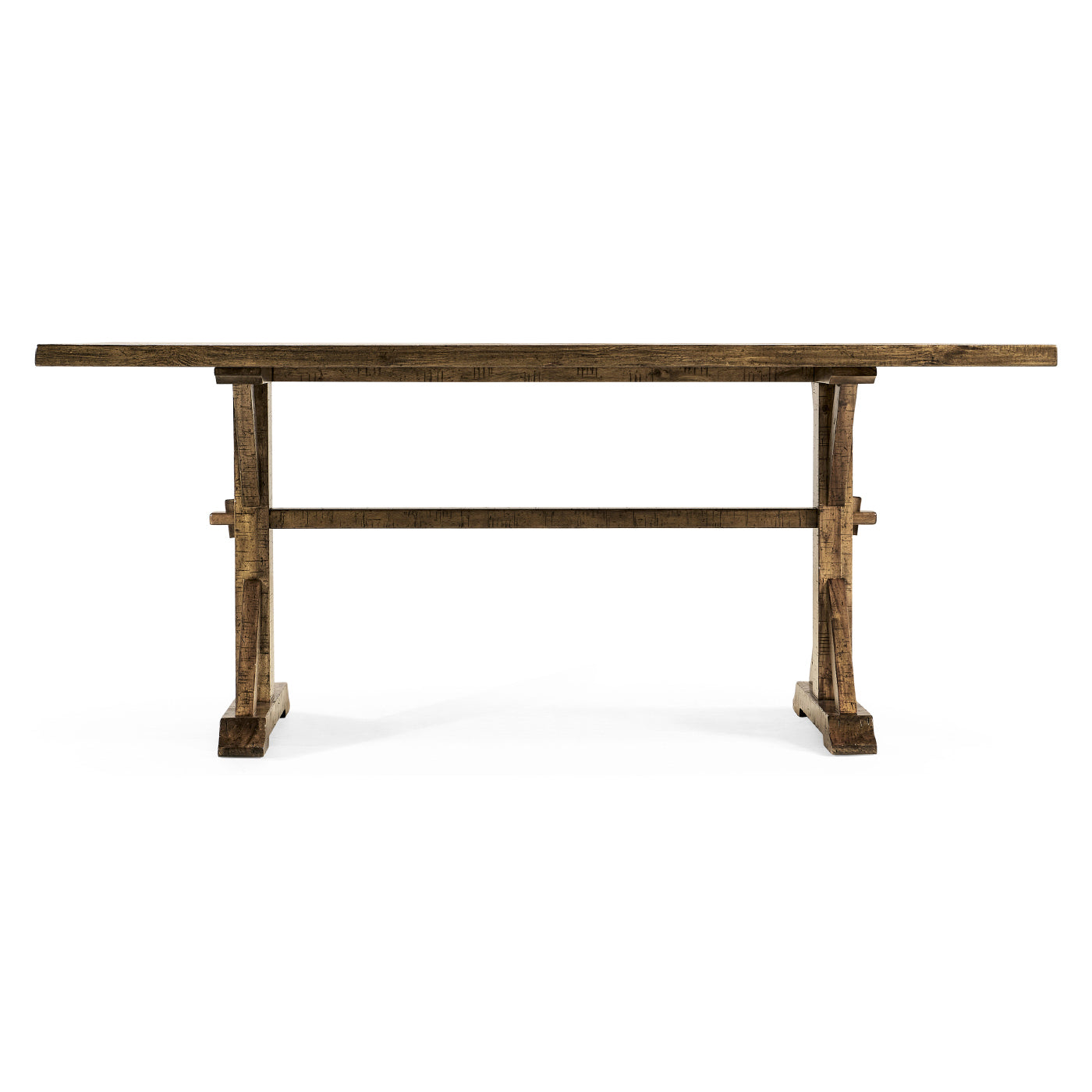 Solid Medium Driftwood Dining Table 72"