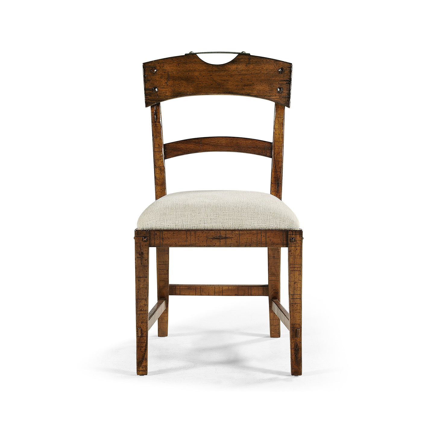 Casual Planked Dining Side Chair