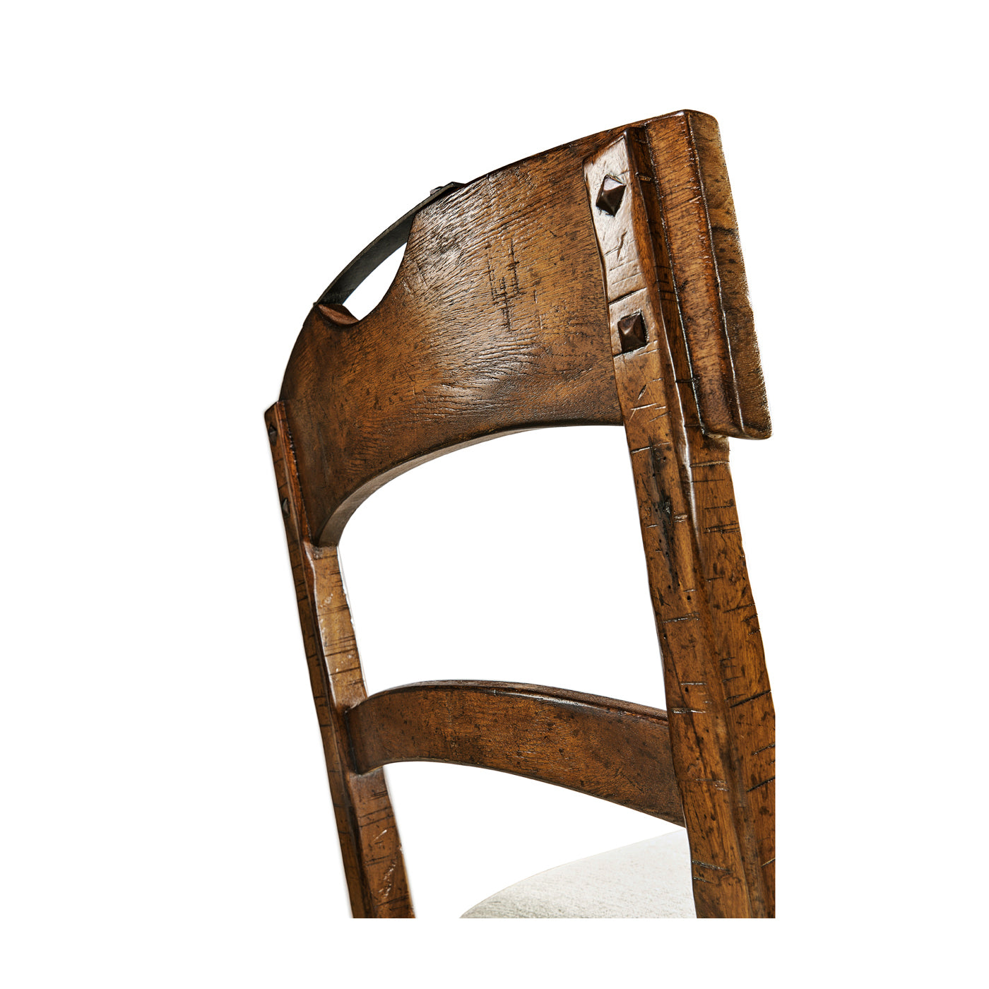 Casual Planked Dining Side Chair