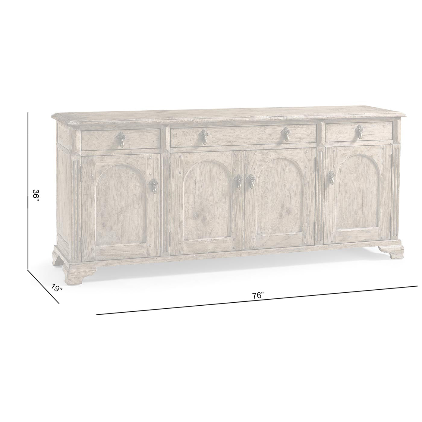 Sagehill Arched-Door Credenza
