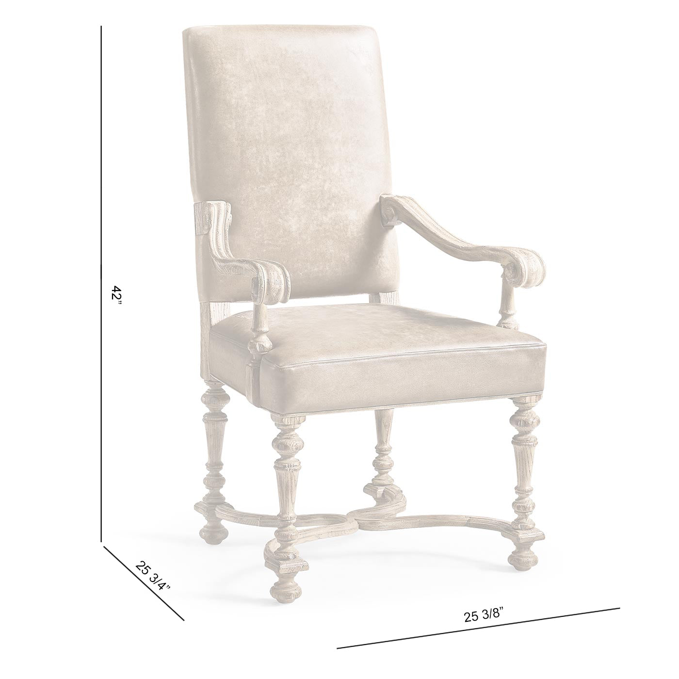 Sagehill Leather Arm Chair