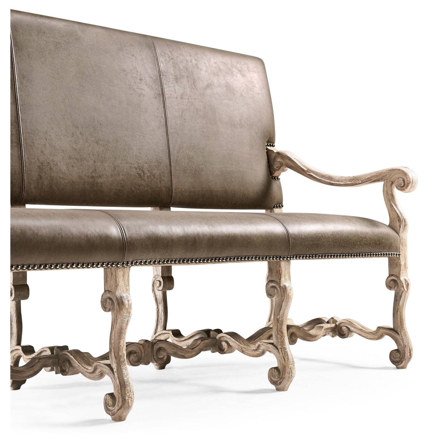 Sagehill Leather Banquette Bench