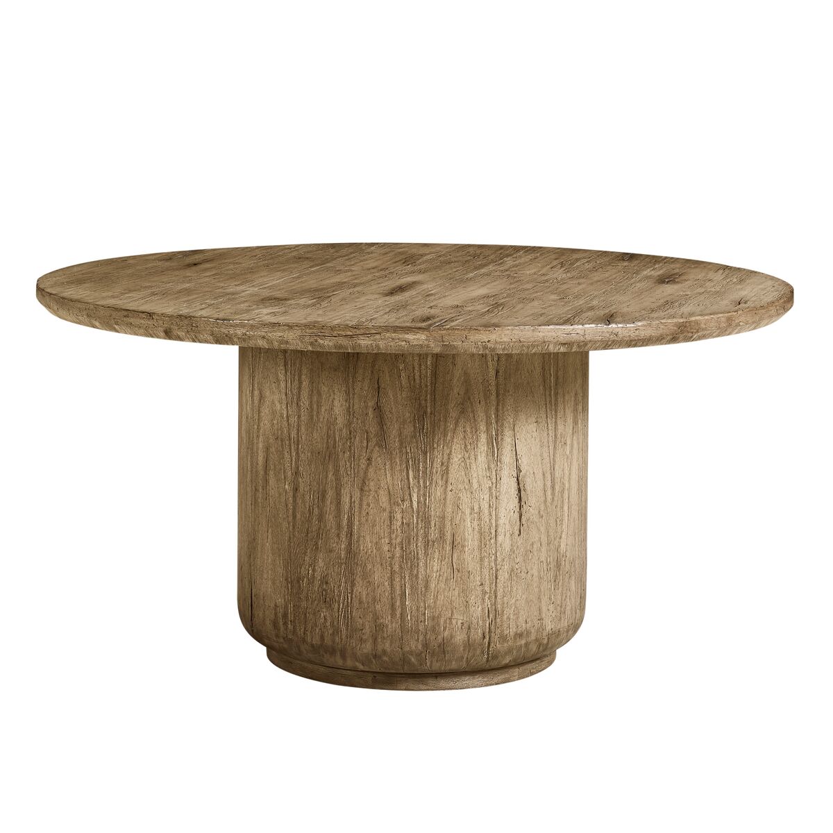 60" Stone Ridge Round Dining Table Light