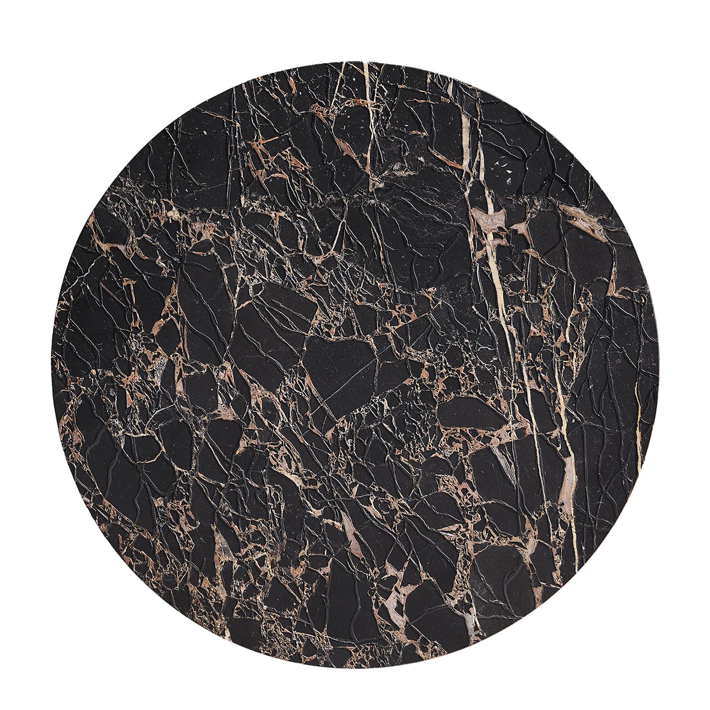 Stone Ridge Marble Round Side Table Light