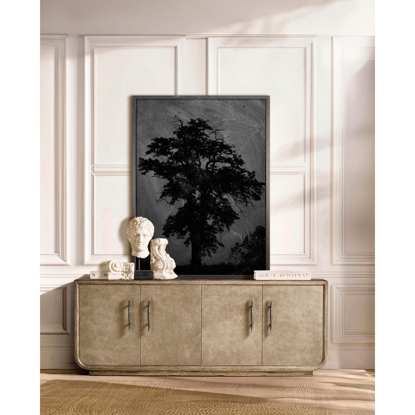 Stone Ridge Leather Credenza Light