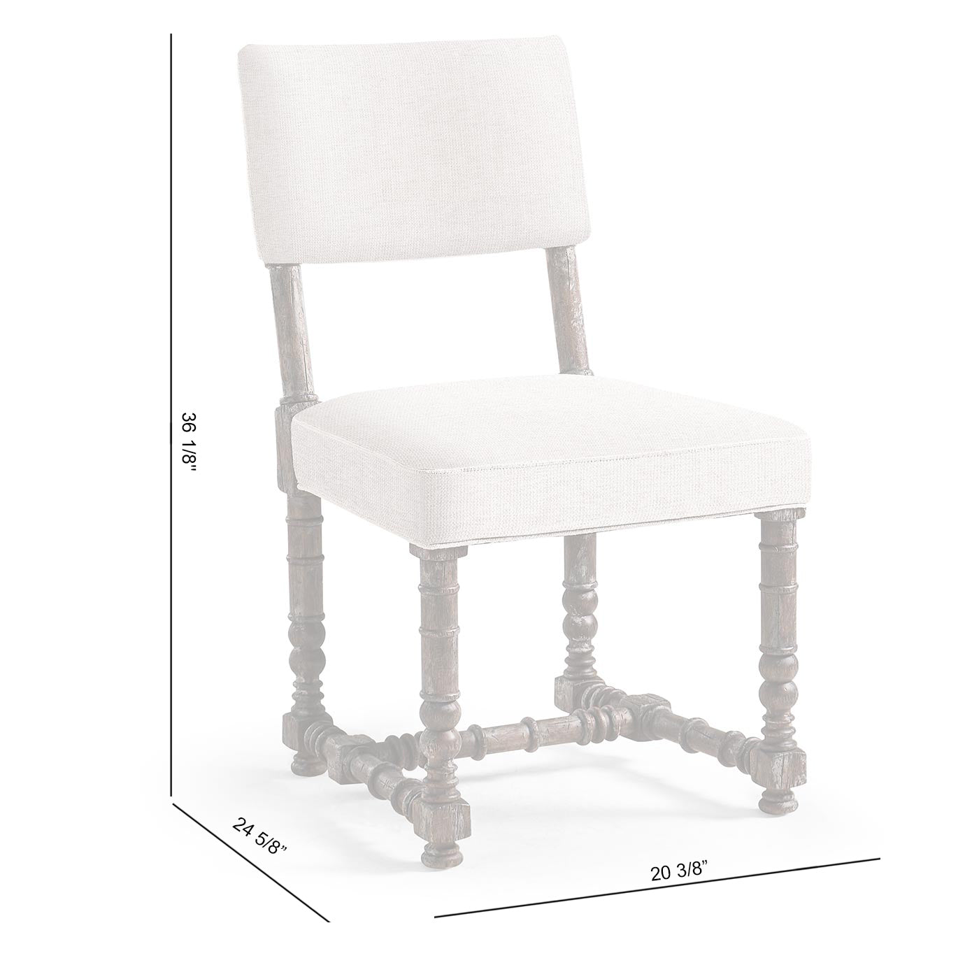 Caldera Oscura Upholstered Side Chair
