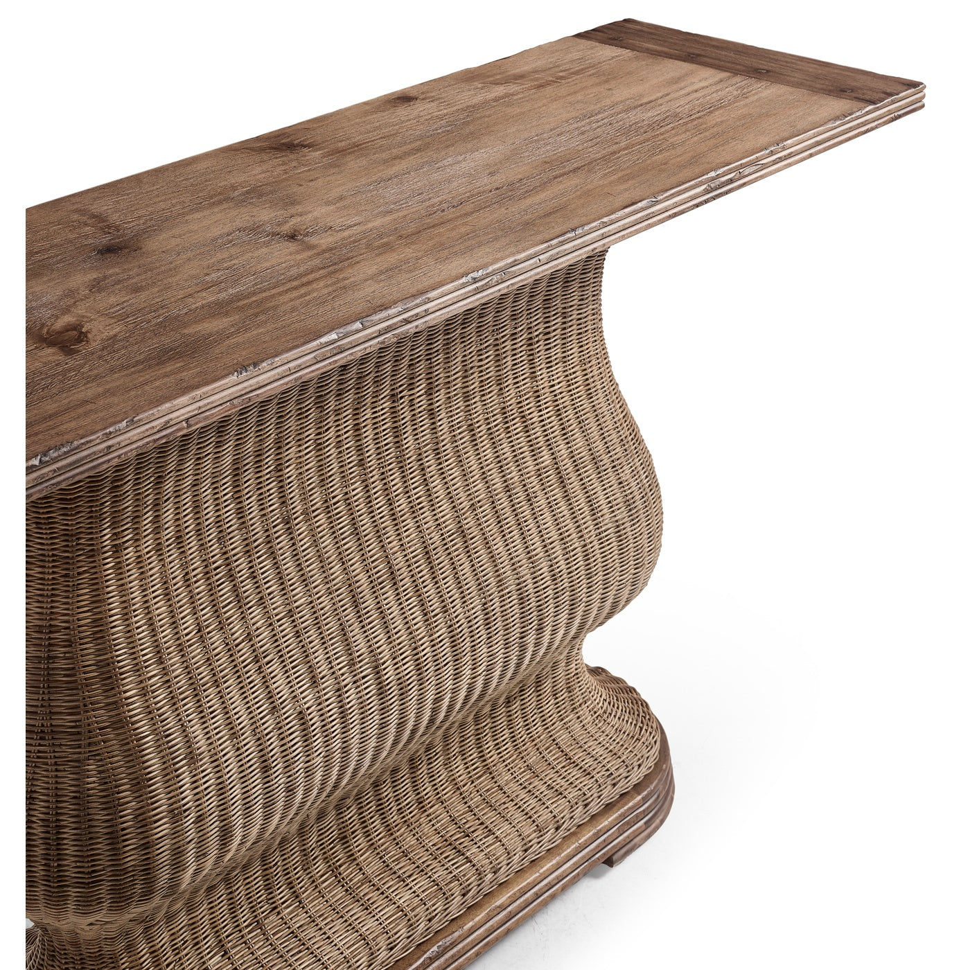 Palm Court Rattan Console Table