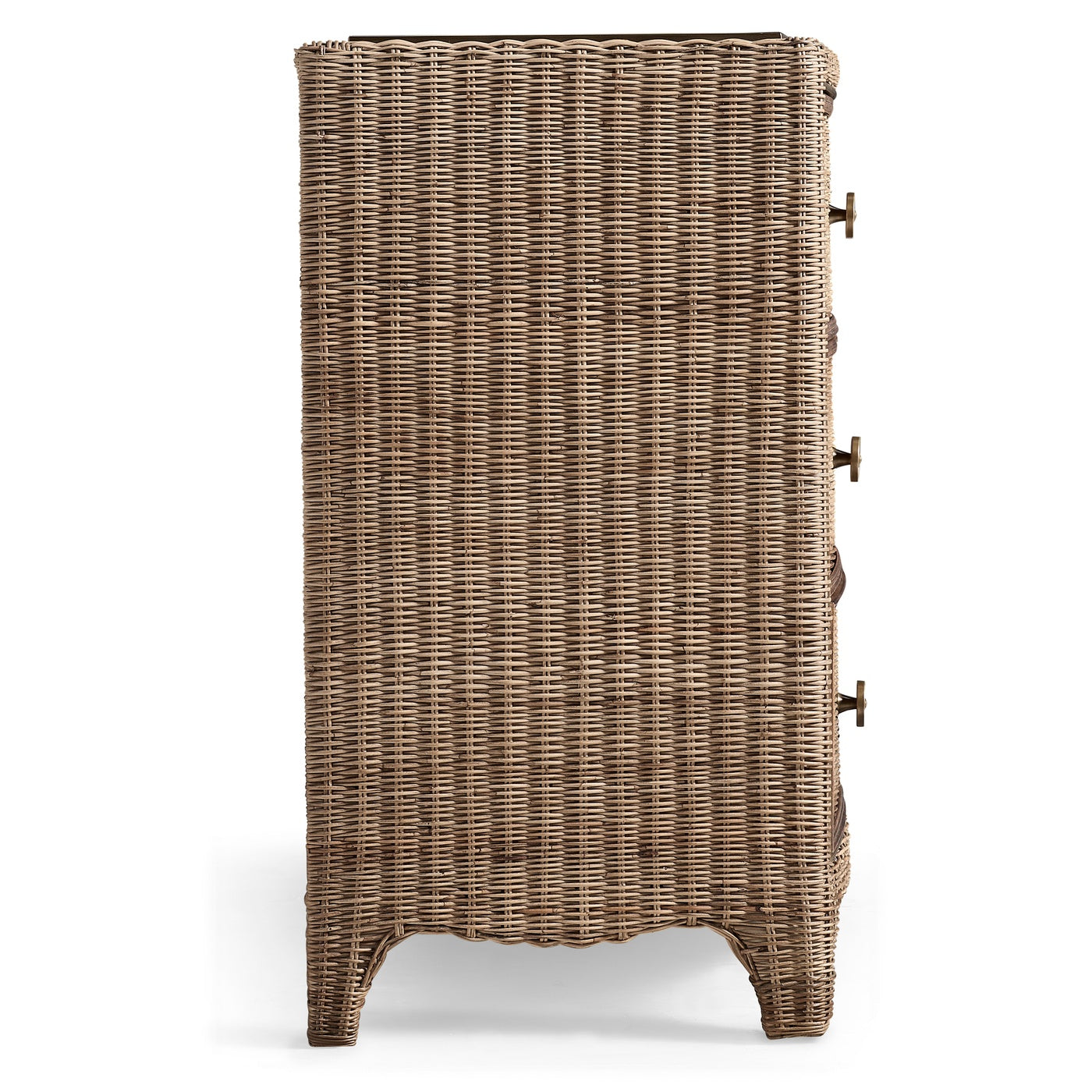 Palm Court Rattan Bow Front Chest