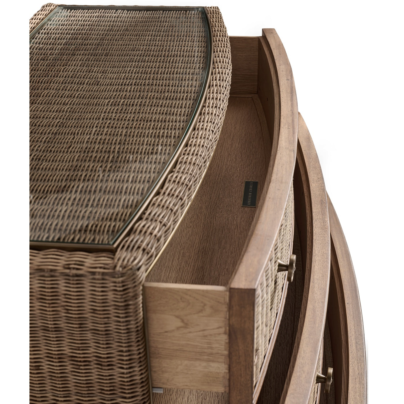 Palm Court Rattan Bow Front Chest