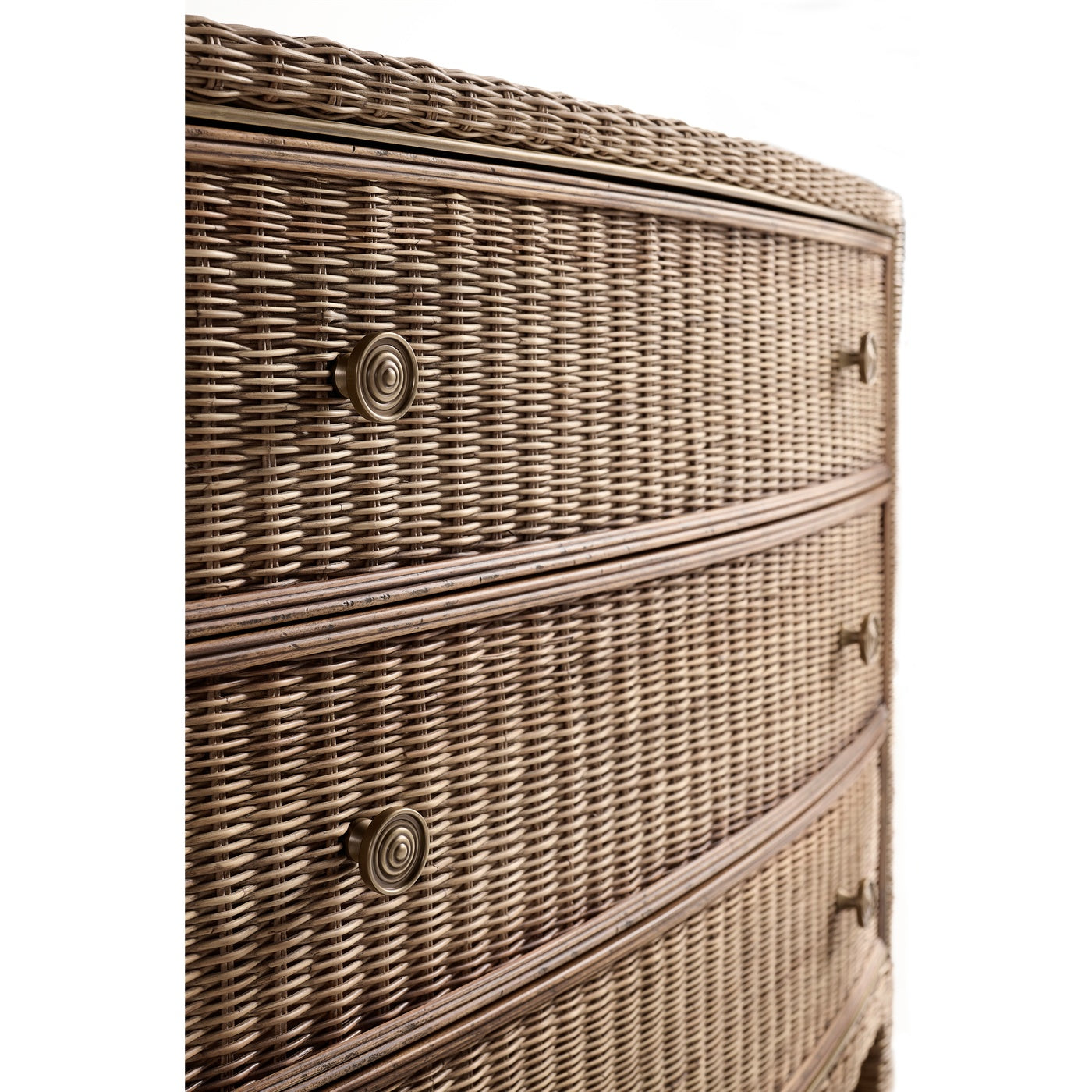 Palm Court Rattan Bow Front Chest