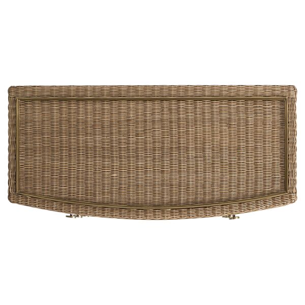 Palm Court Rattan Bow Front Chest