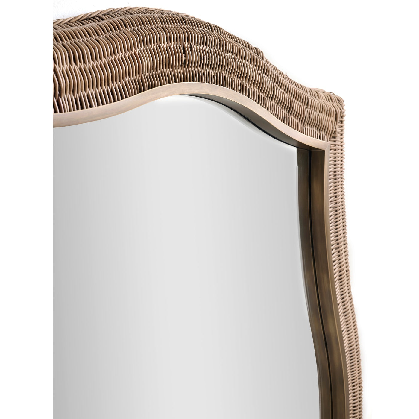 Palm Court Haven Rattan Wall Mirror