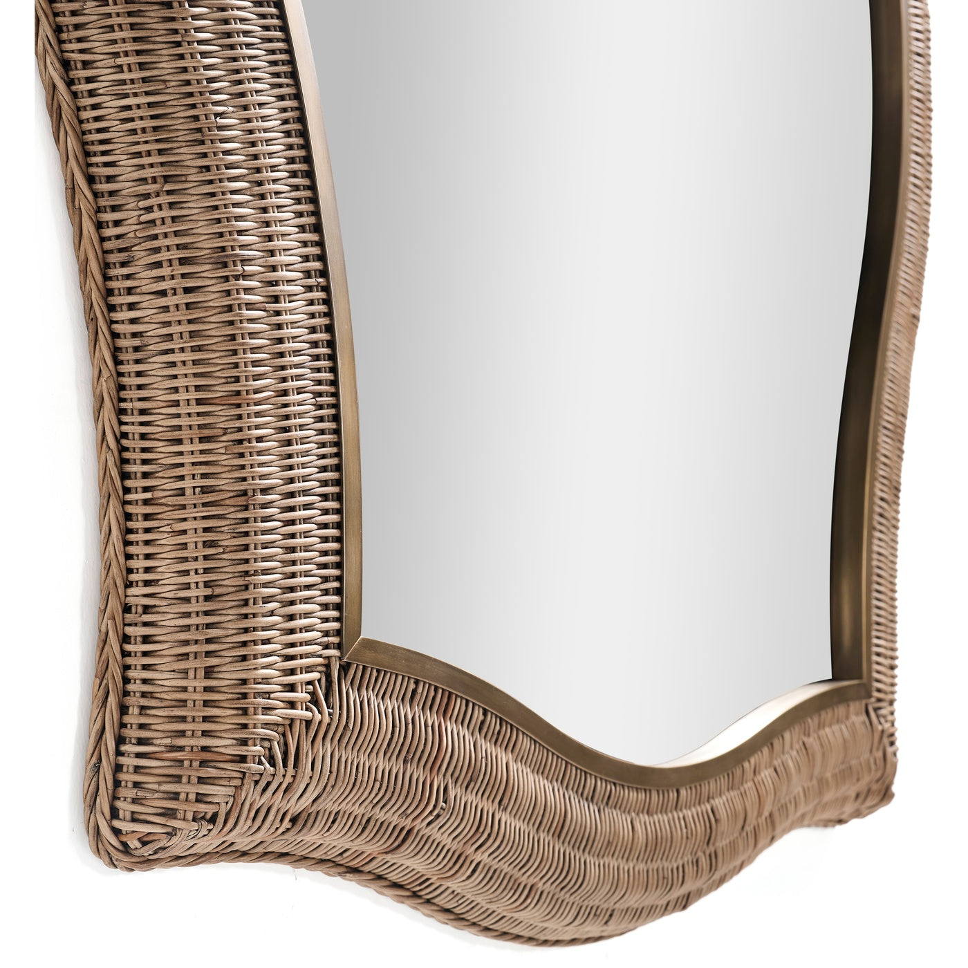 Palm Court Haven Rattan Wall Mirror