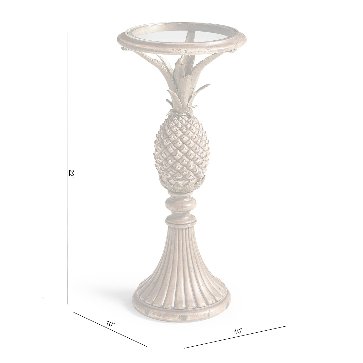 Palm Court Pineapple Martini Table