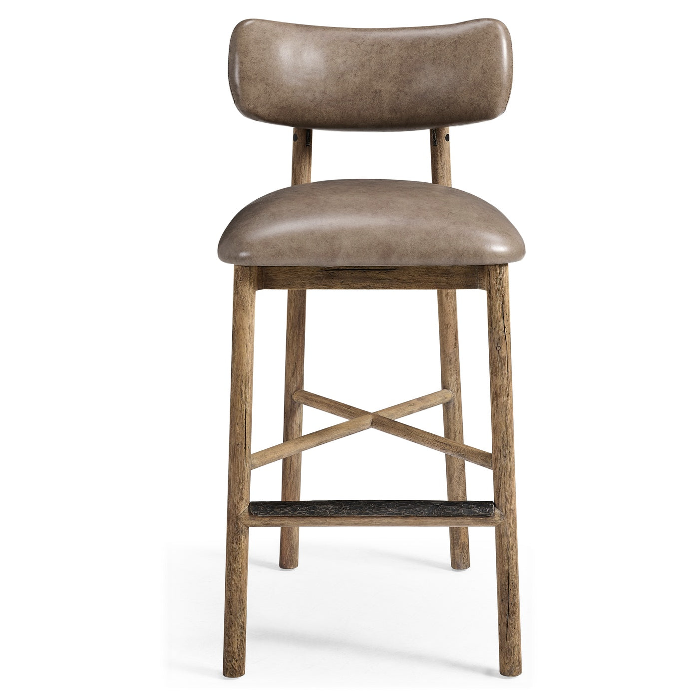 Stone Ridge Leather Bar Stool