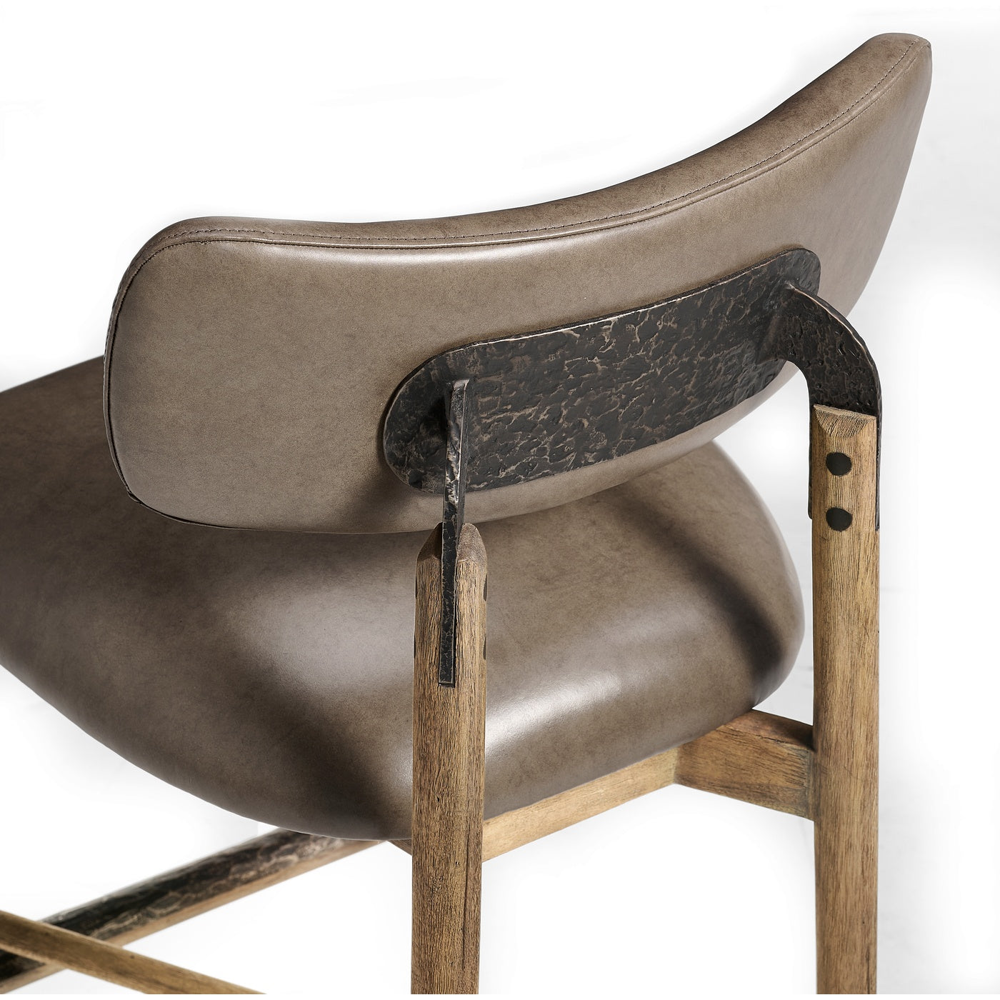 Stone Ridge Leather Bar Stool