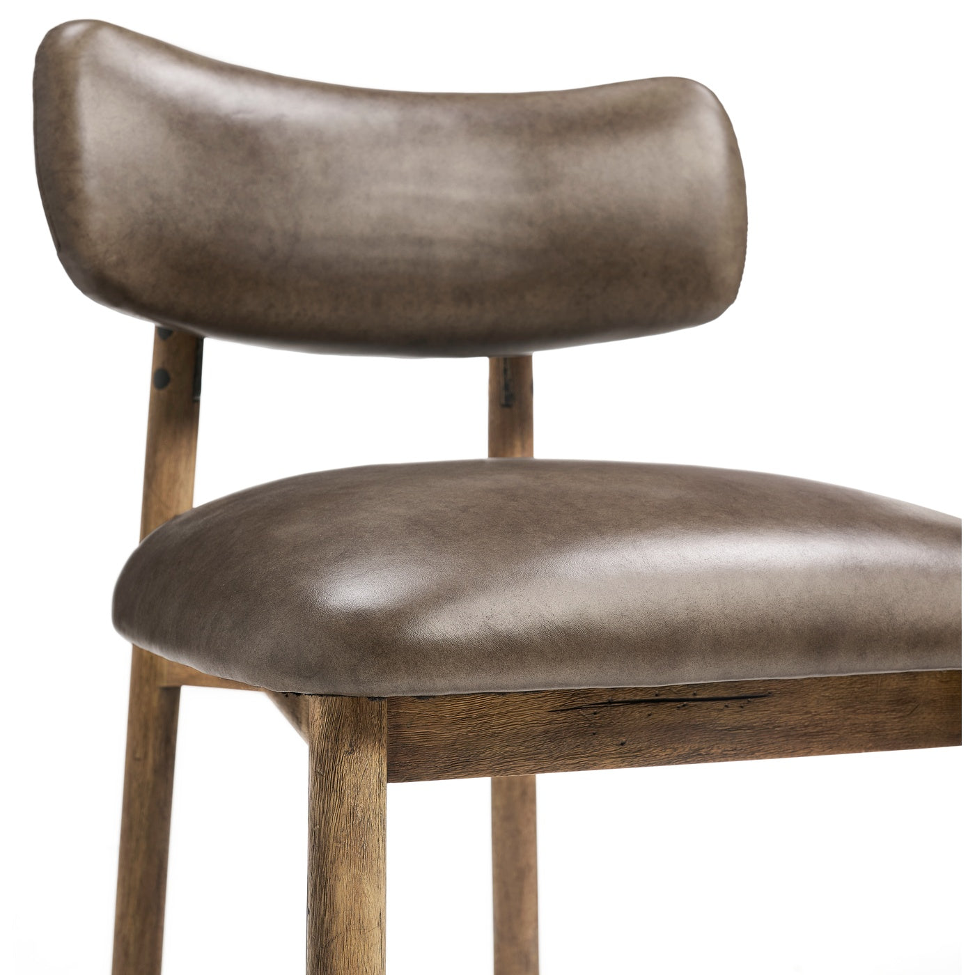 Stone Ridge Leather Bar Stool