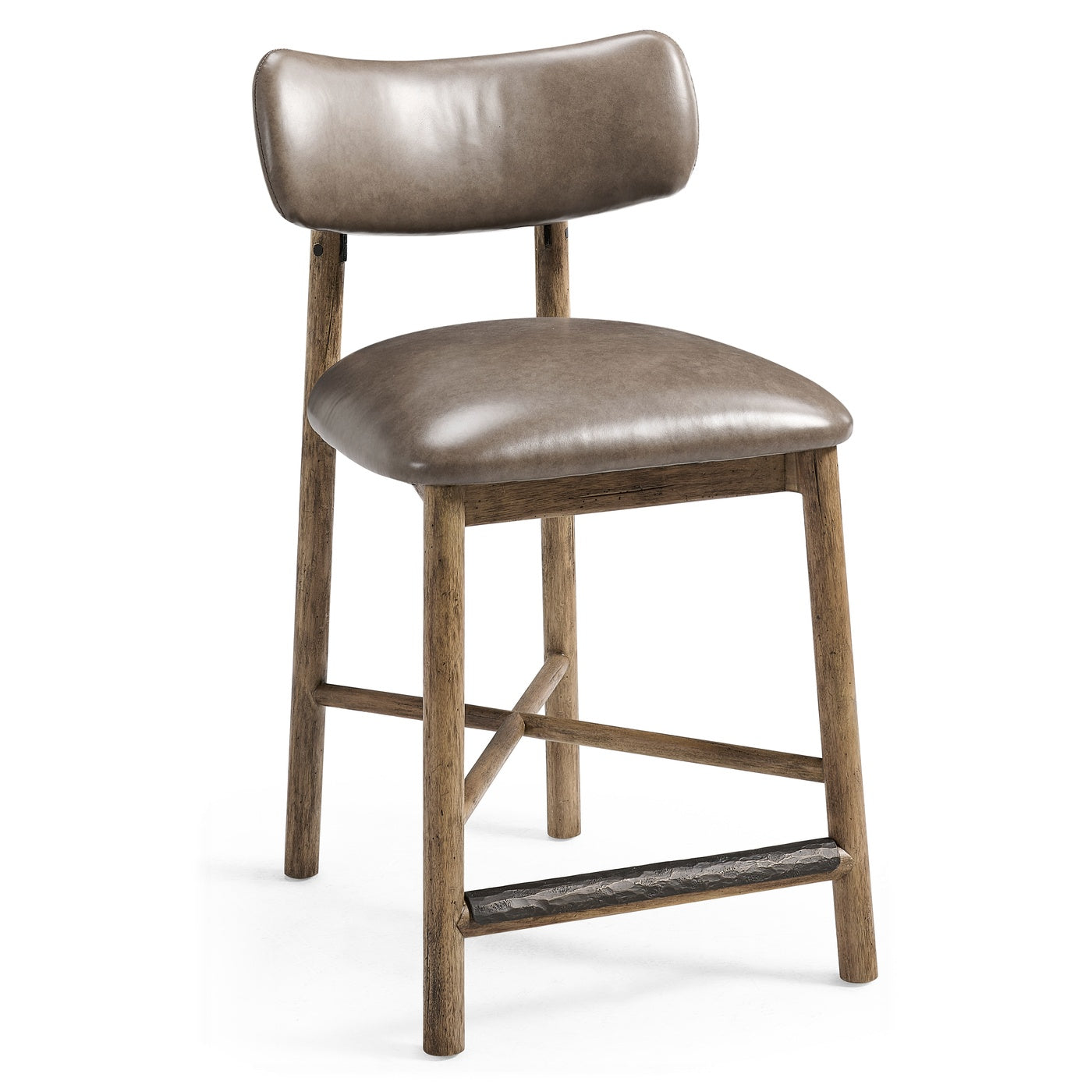 Stone Ridge Leather Counter Stool
