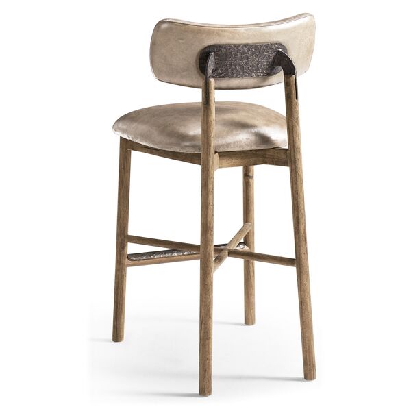 Stone Ridge Leather Bar Stool