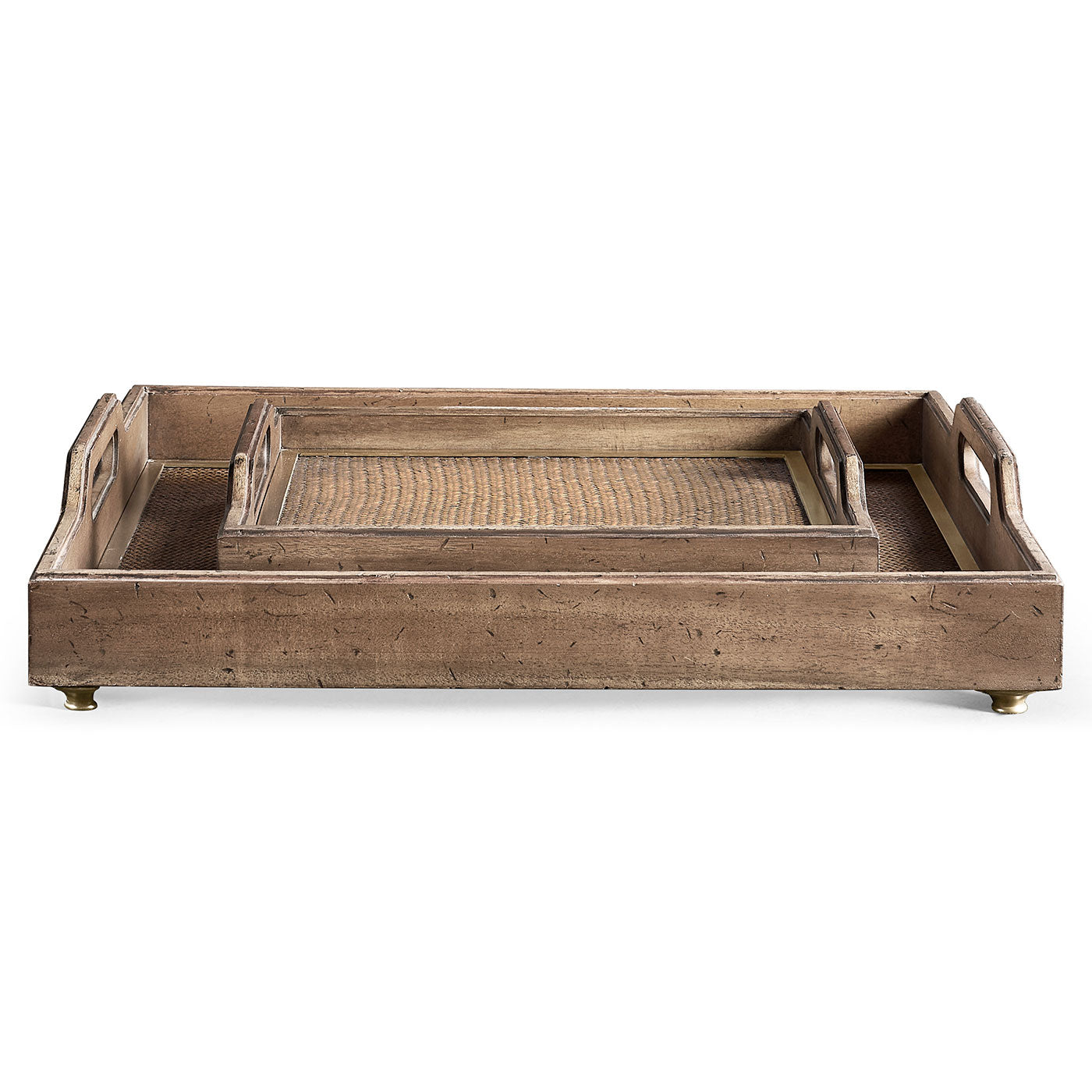 Palm Court Square Tray - Set of 2