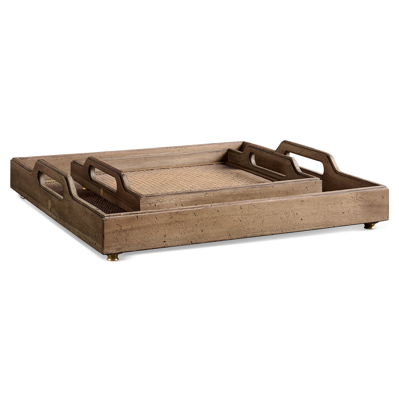 Palm Court Square Tray - Set of 2
