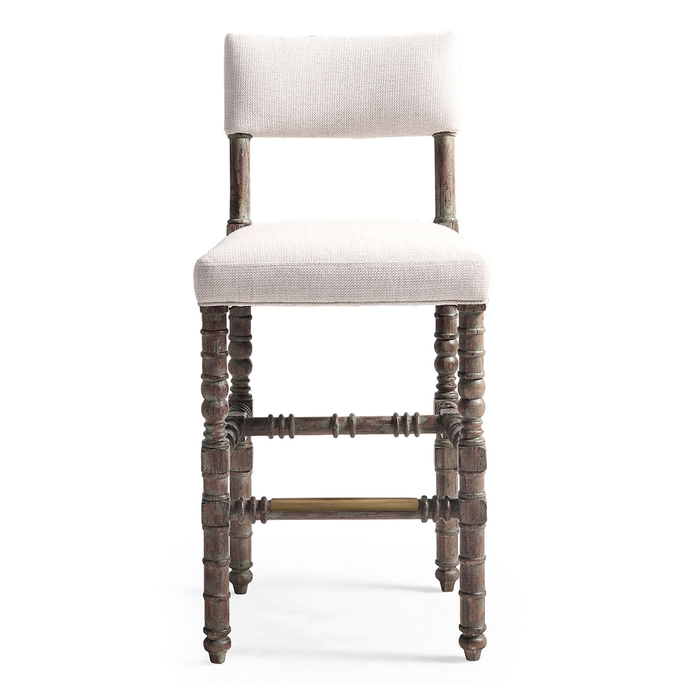 Caldera Oscura Upholstered Armless Bar Stool