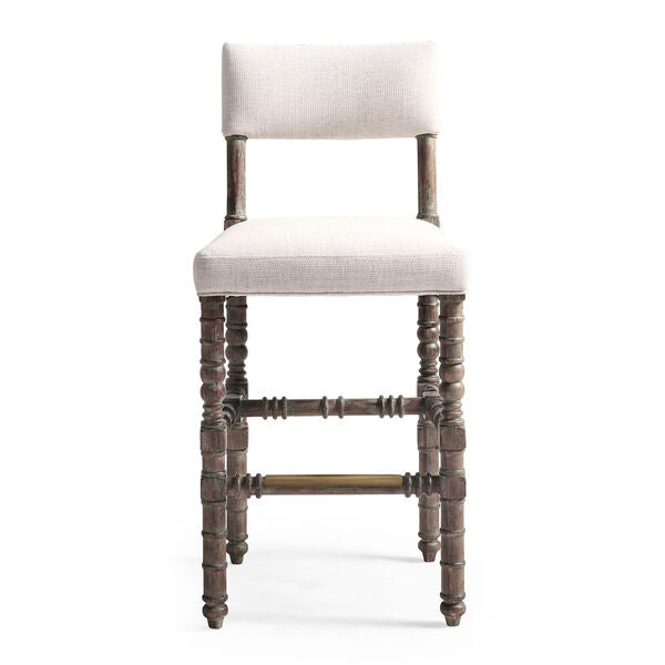 Caldera Oscura Upholstered Armless Bar Stool