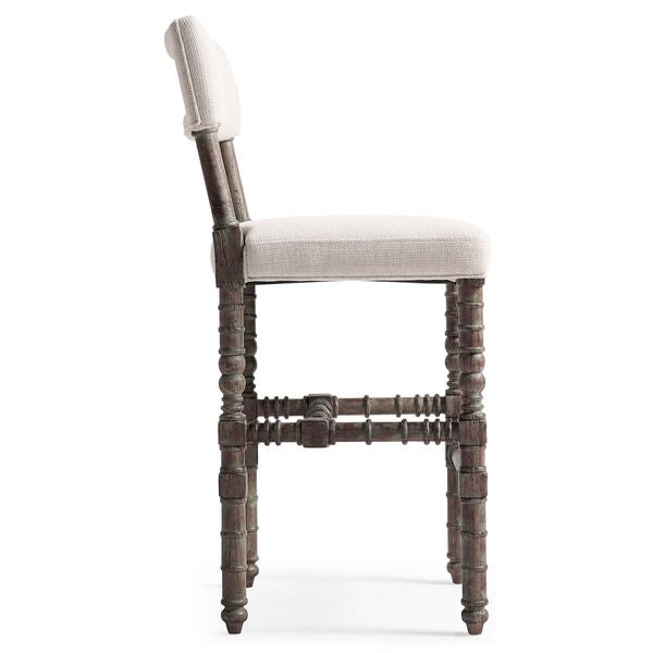 Caldera Oscura Upholstered Armless Bar Stool