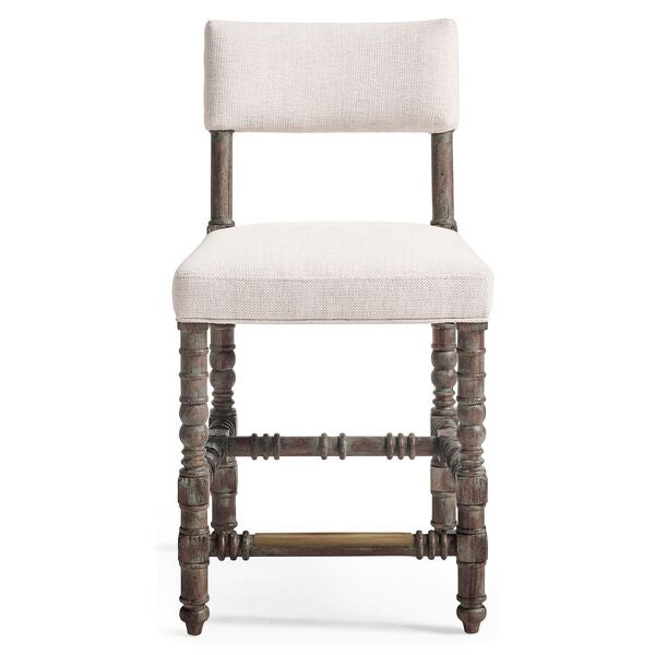 Caldera Oscura Upholstered Armless Counter Stool