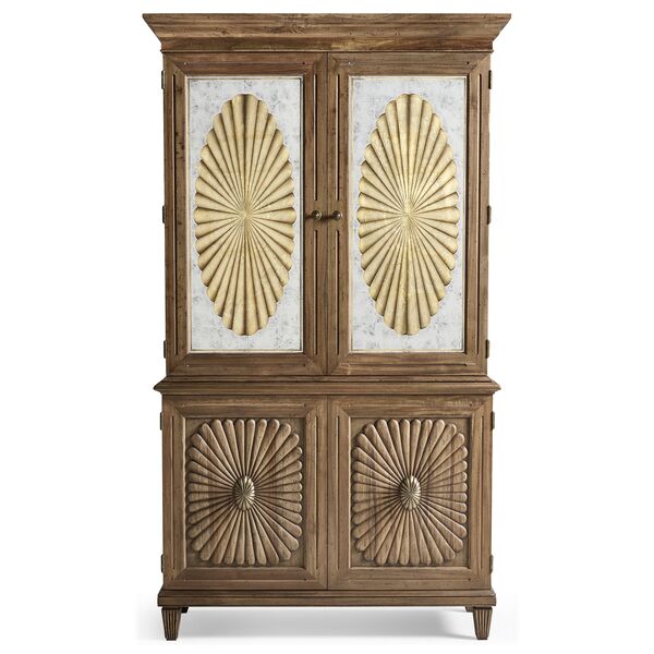 Palm Court Starburst Bar Cabinet