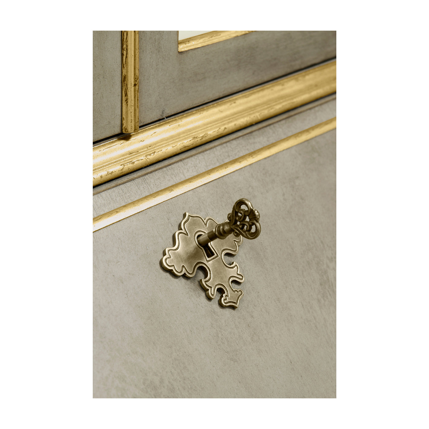 Buckingham Georgian Grey & Gilded Secretary