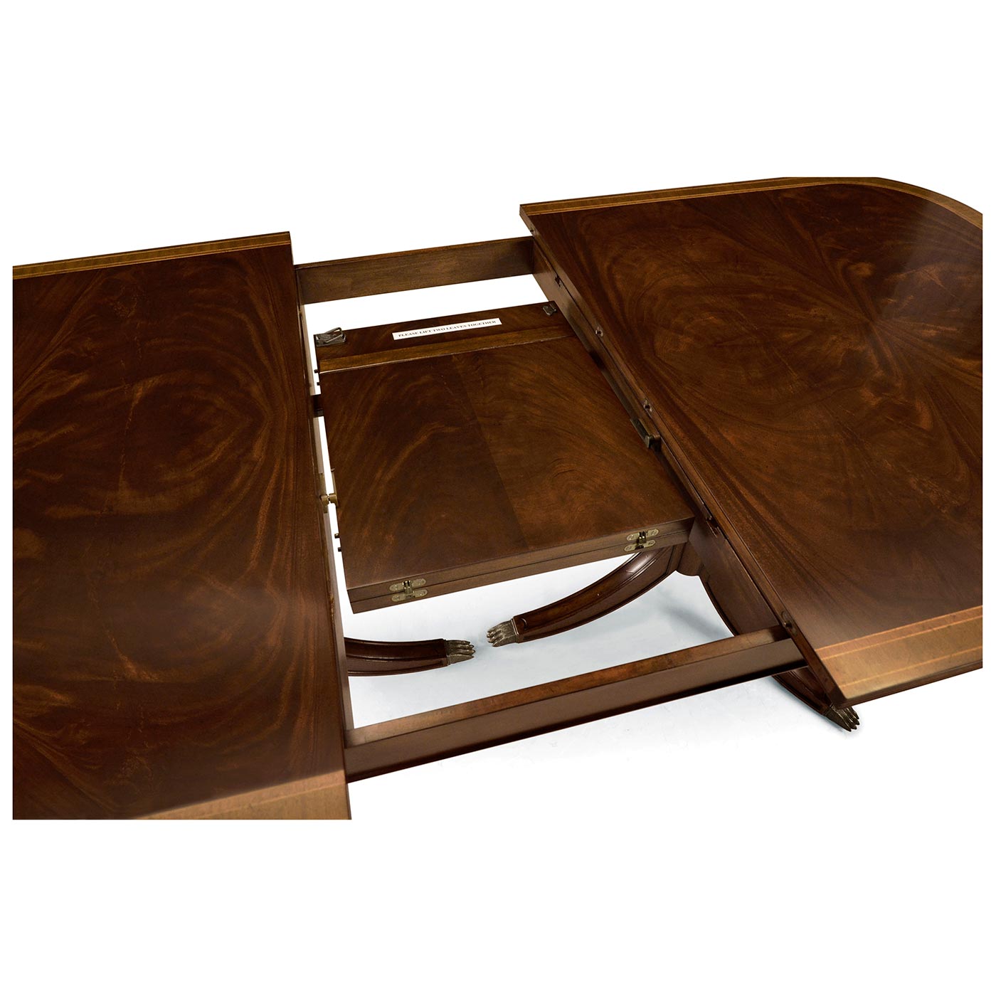 Regency Mahogany Extending Dining Table 76"
