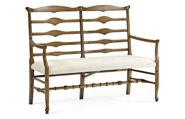 Casual Ladderback Bench