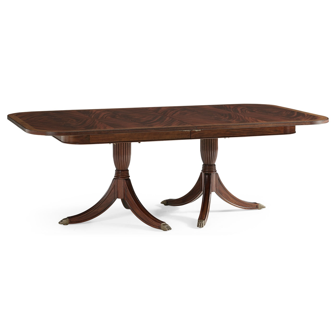 Buckingham Two-Leaf Mahogany Extending Dining Table 88"