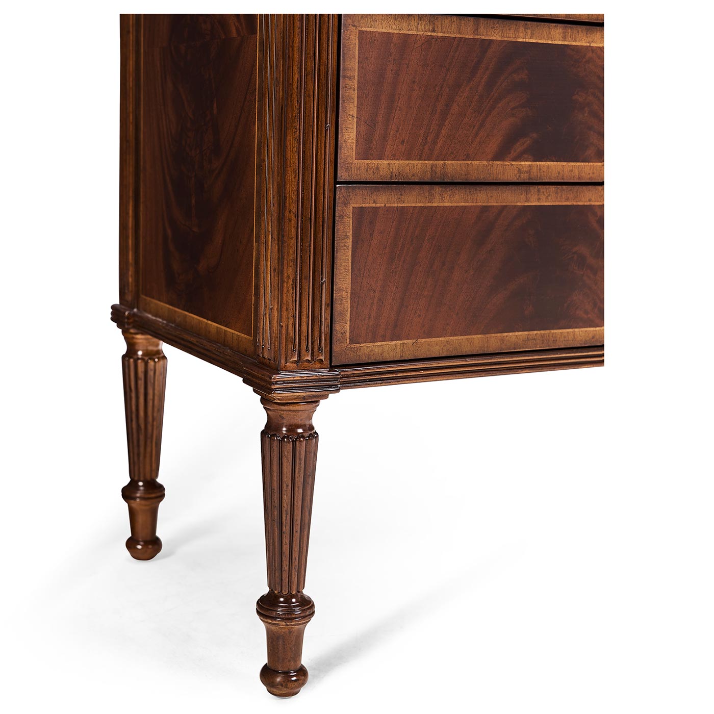 Buckingham Mahogany Chest of Drawers with Concave Profile