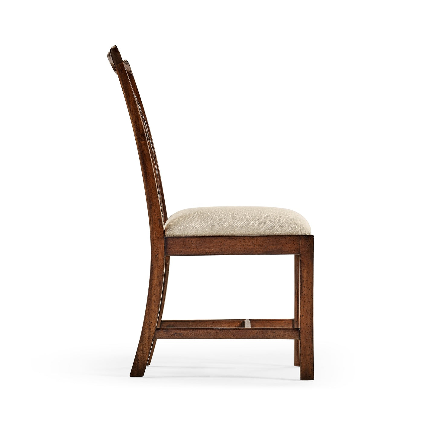 Buckingham Chippendale Antique Mahogany Side Chair