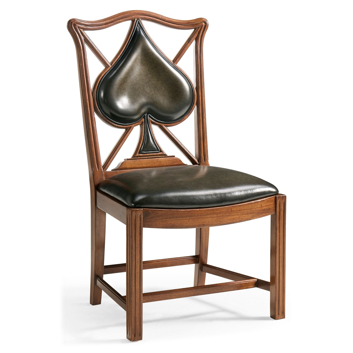 Playing Card "Spade" Side Chair