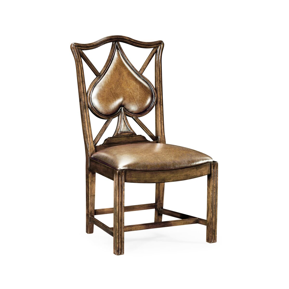 Playing Card "Spade" Side Chair ( 493361-SC-MBL-L041 )