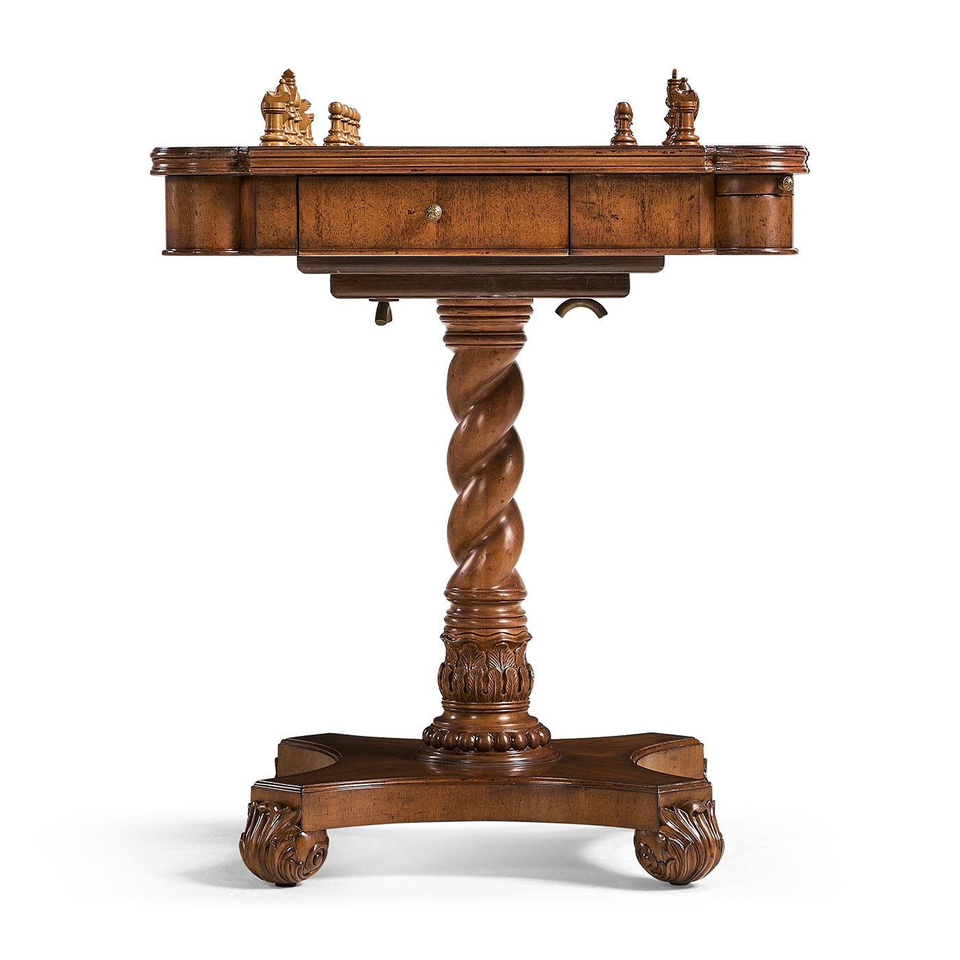 Oyster Veneer Games Table