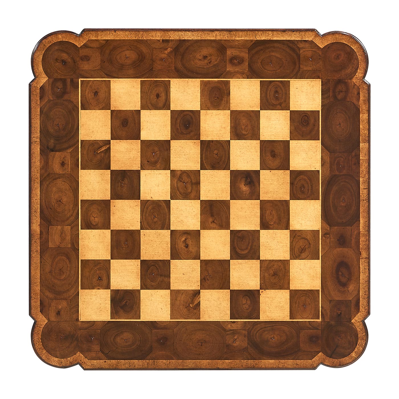 Oyster Veneer Games Table
