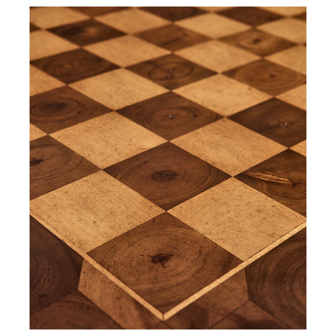 Oyster Veneer Games Table