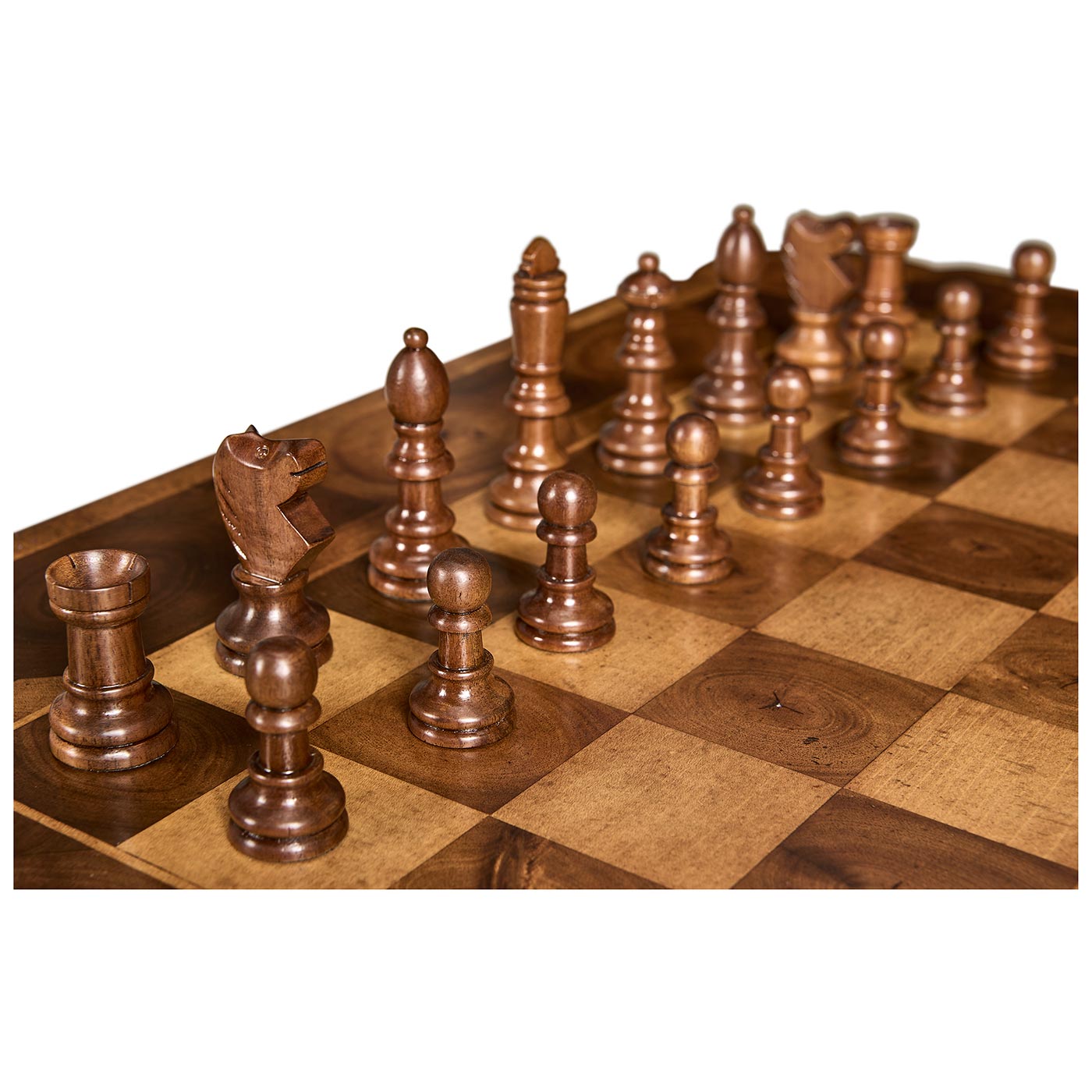 Oyster Veneer Games Table