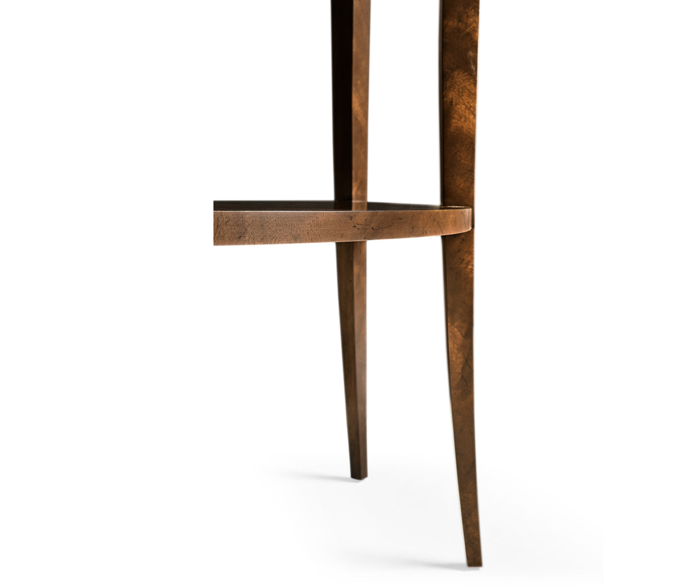 Boxwood stringing demilune console