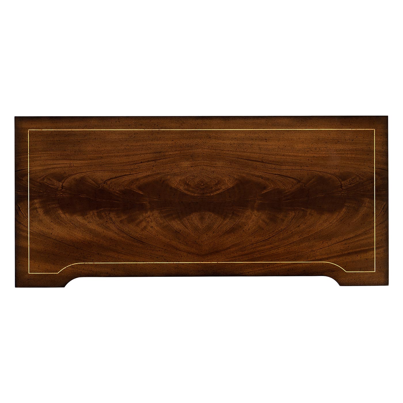 Regency Mahogany Reverse Breakfront Chest