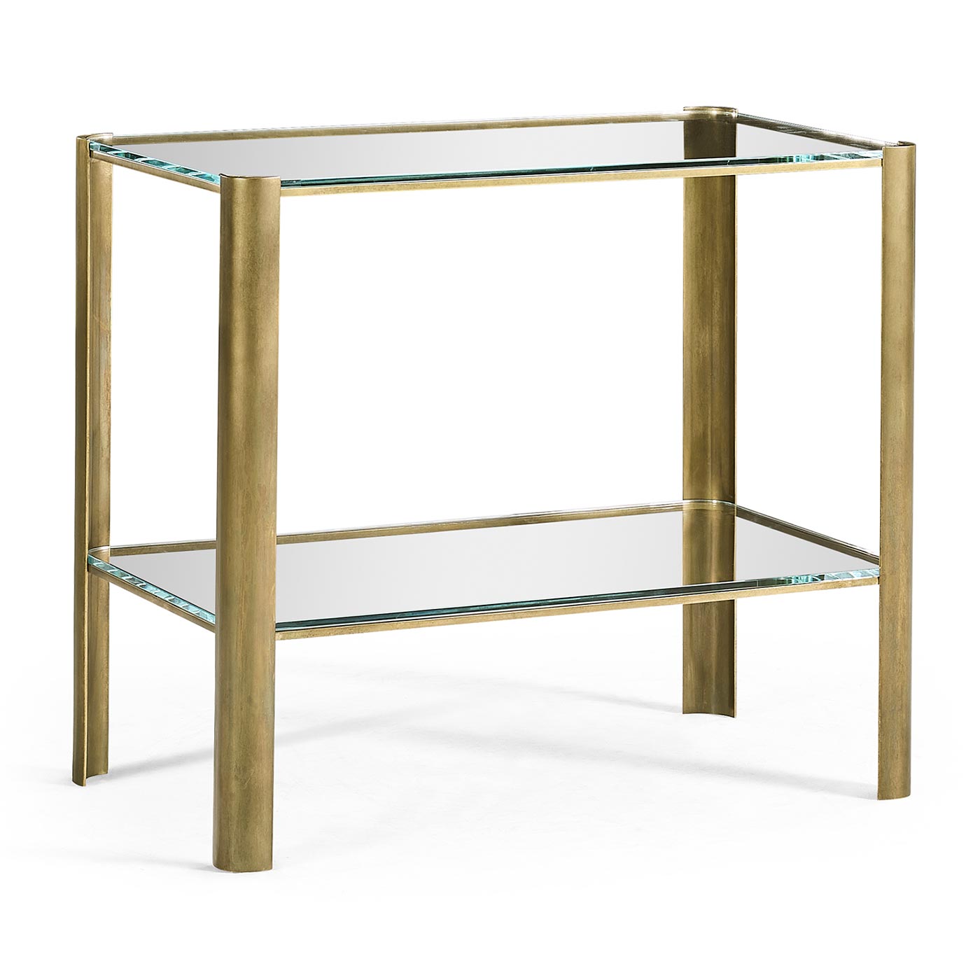 Cosmo Brass & Glass End Table