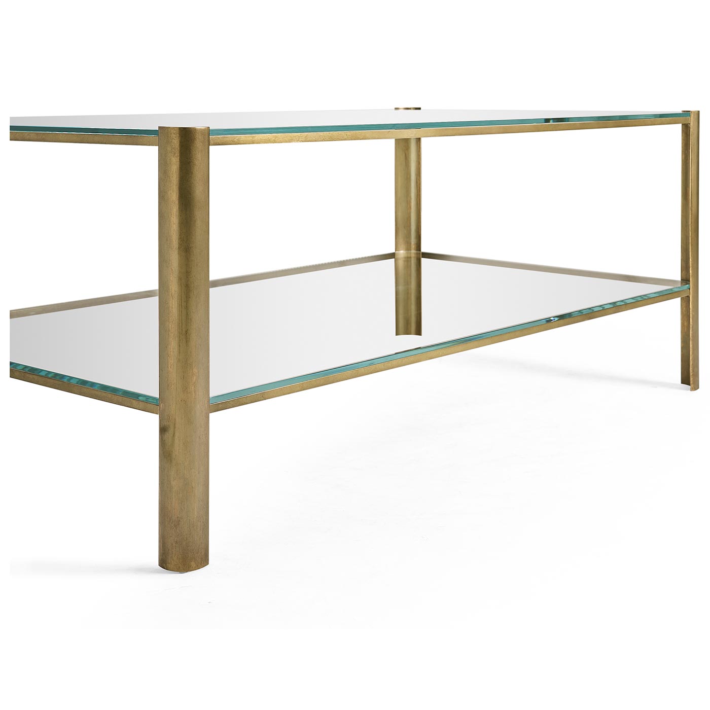 Cosmo Antique Brass Cocktail Table