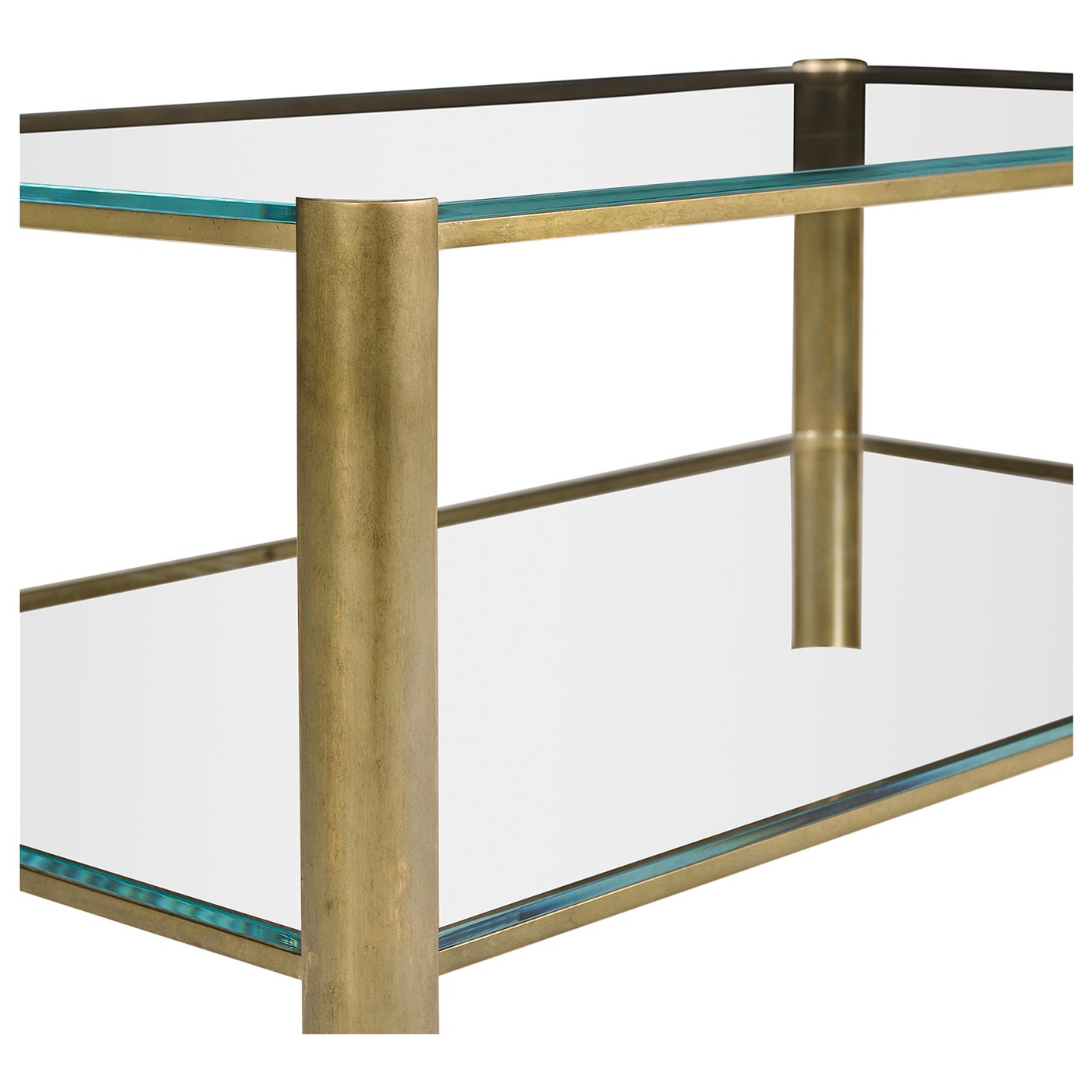 Cosmo Antique Brass Cocktail Table