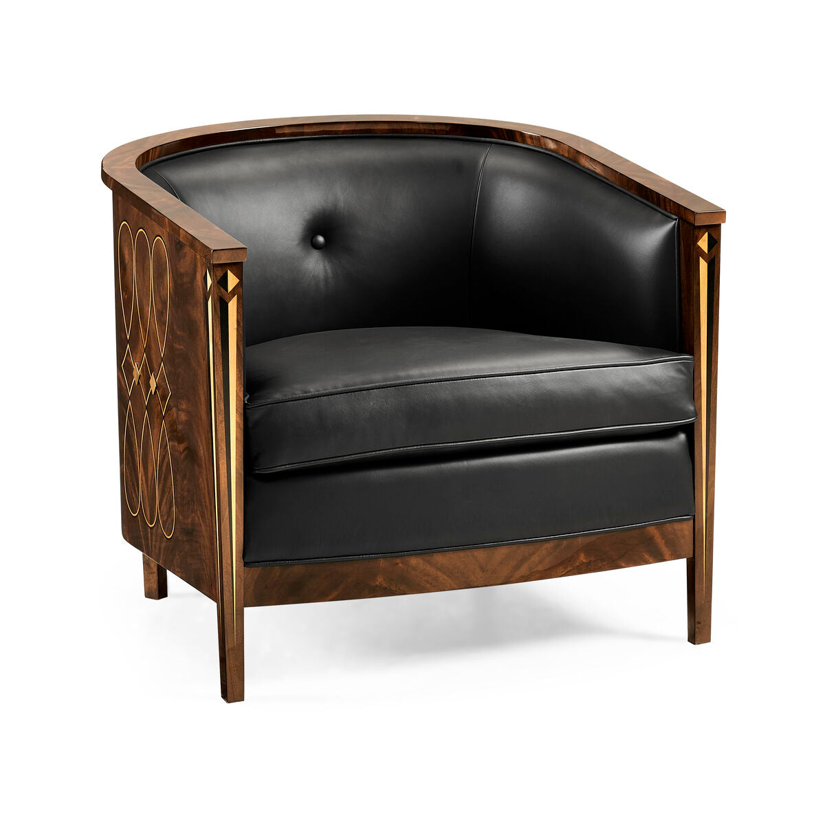 Knightbridge Antique Mahogany Tub Chair ( 495196-BMA-L012 )